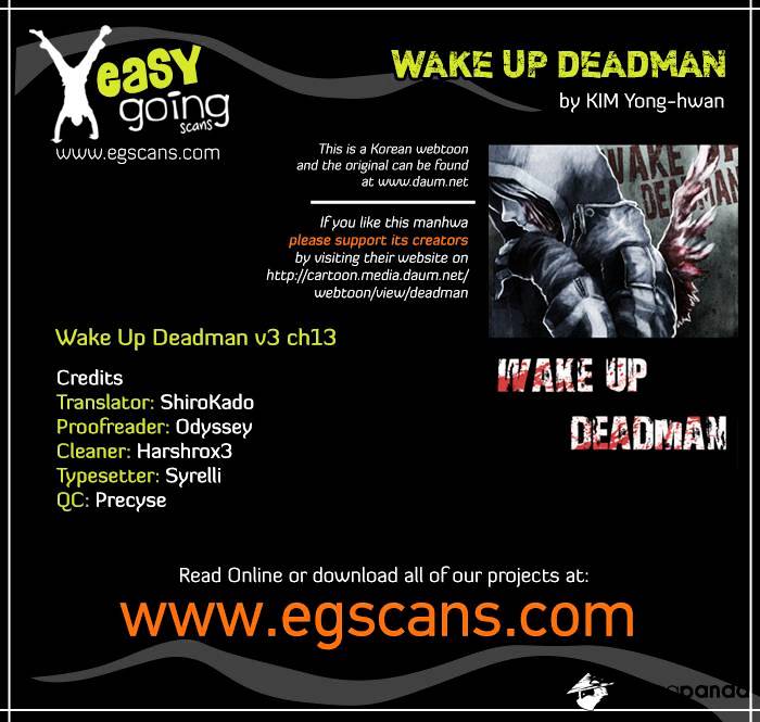 Wake Up Deadman Chapter 70 page 1 - Chapter 70 : Volume 3 Chapter 13