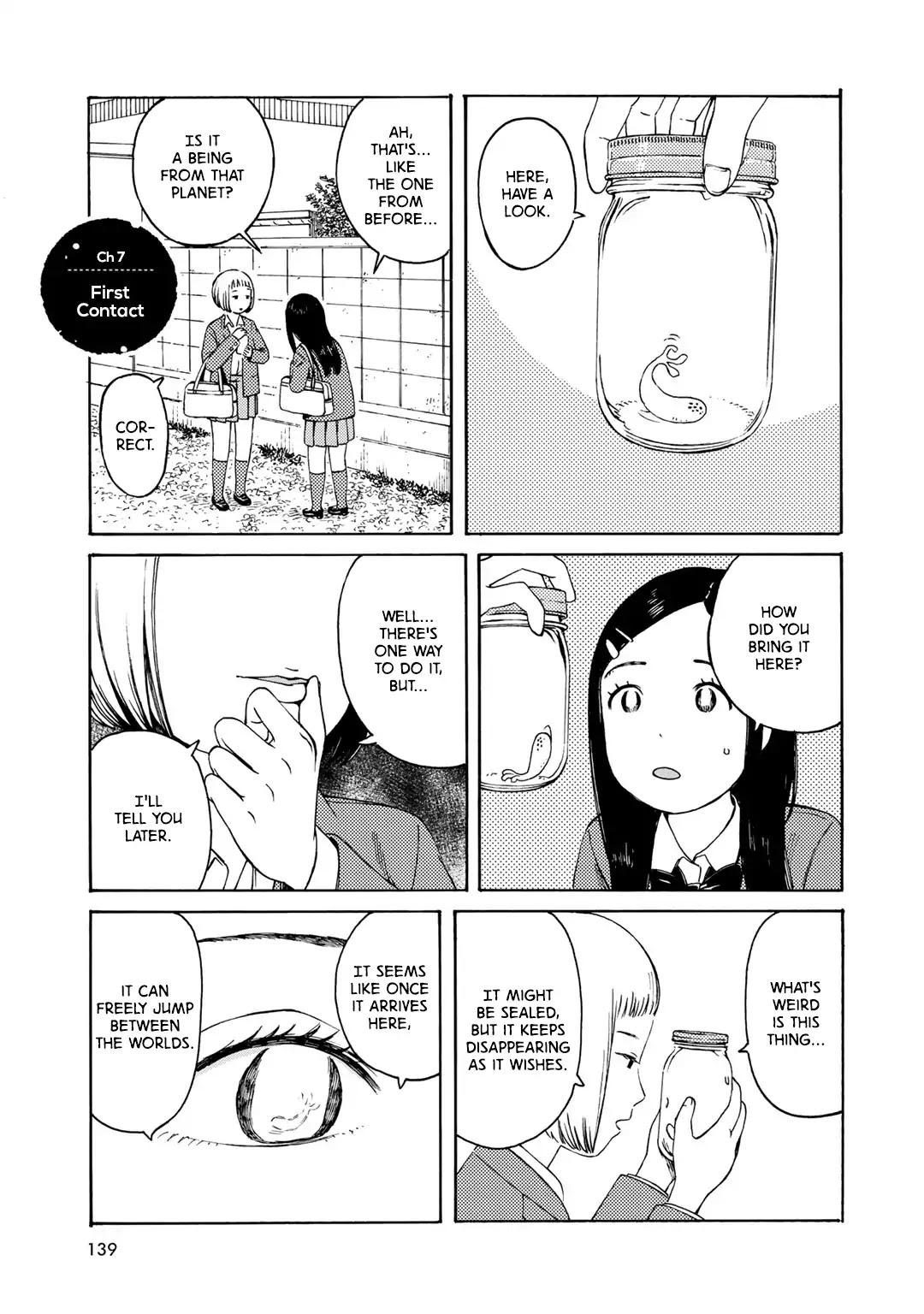 Wakusei Closet Chapter 7 page 1 - Chapter 7: First Contact