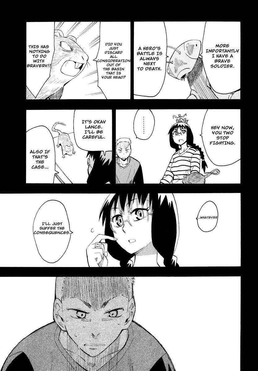 Wakusei no Samidare Chapter 26 page 21 - Chapter 26: Kusakabe Tarou and the Mouse Knight