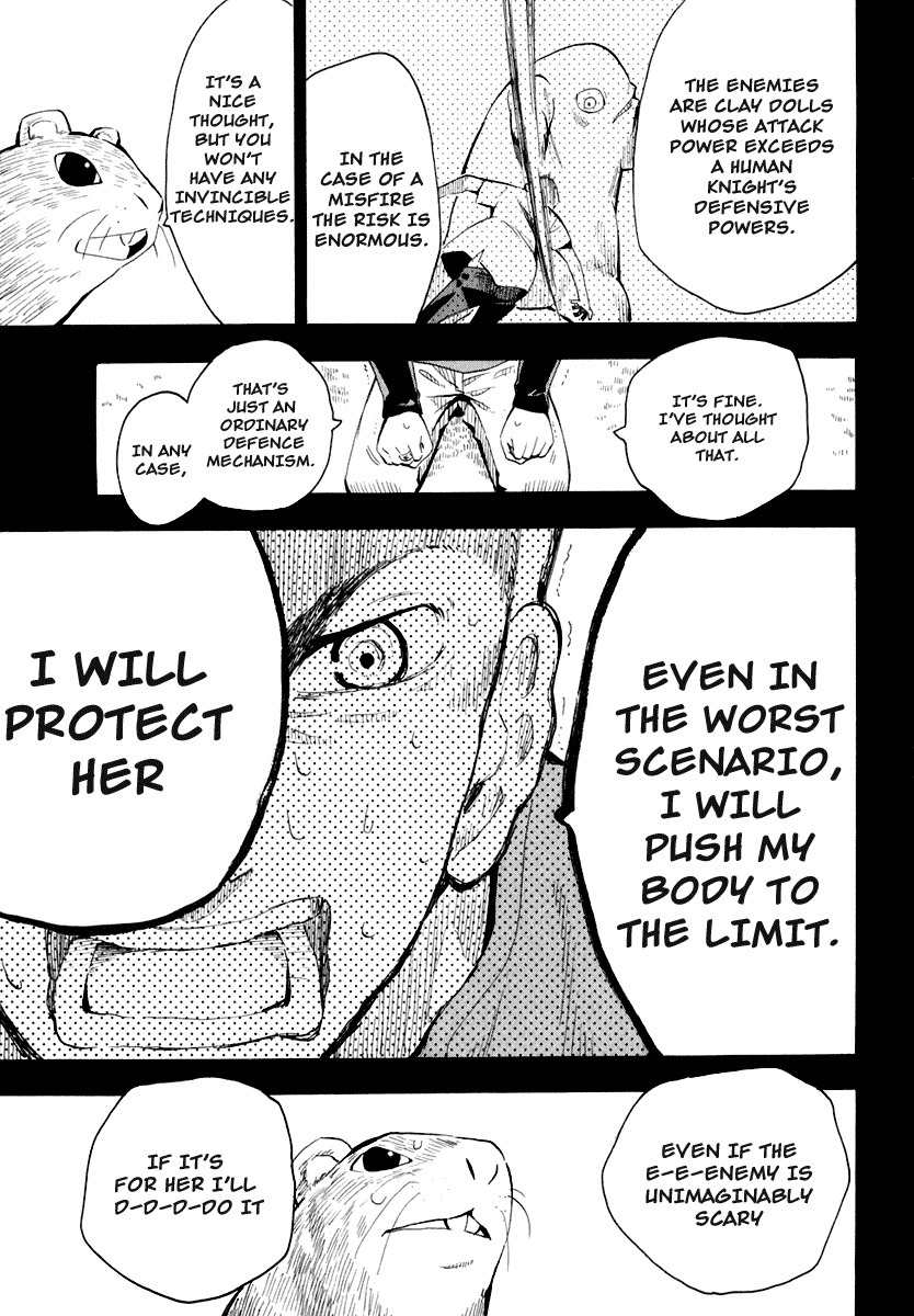 Wakusei no Samidare Chapter 26 page 23 - Chapter 26: Kusakabe Tarou and the Mouse Knight