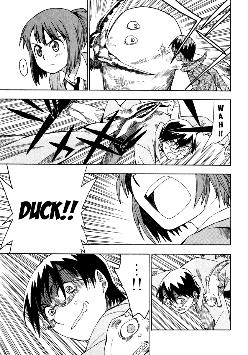 Wakusei no Samidare Chapter 4 page 21 - Chapter 4: Yuuhi, the Love Comedy, and the Heel Drop Kick