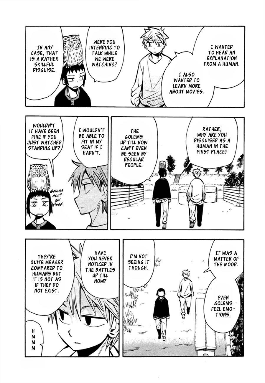 Wakusei no Samidare Chapter 44 page 19 - Chapter 44: Akane Taiyou and the Golem