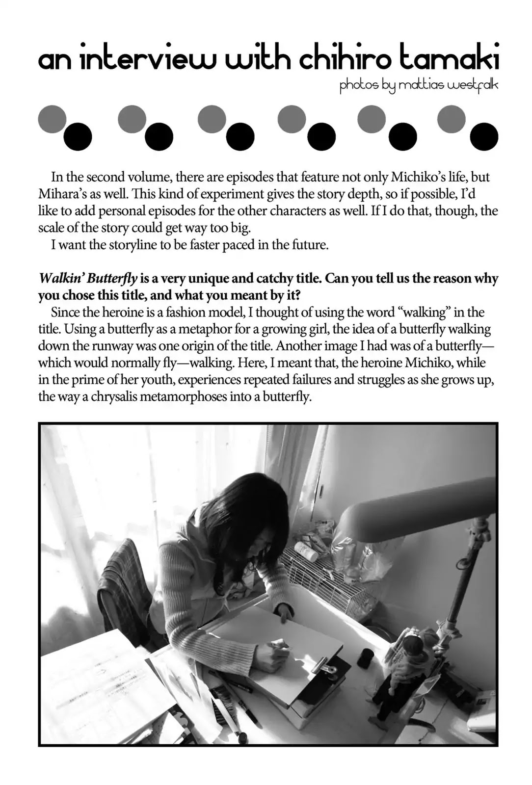 Walkin' Butterfly Chapter 1.2-5 page 11 - Vol.1 Extra: MICHIKO 10 YEARS OLD