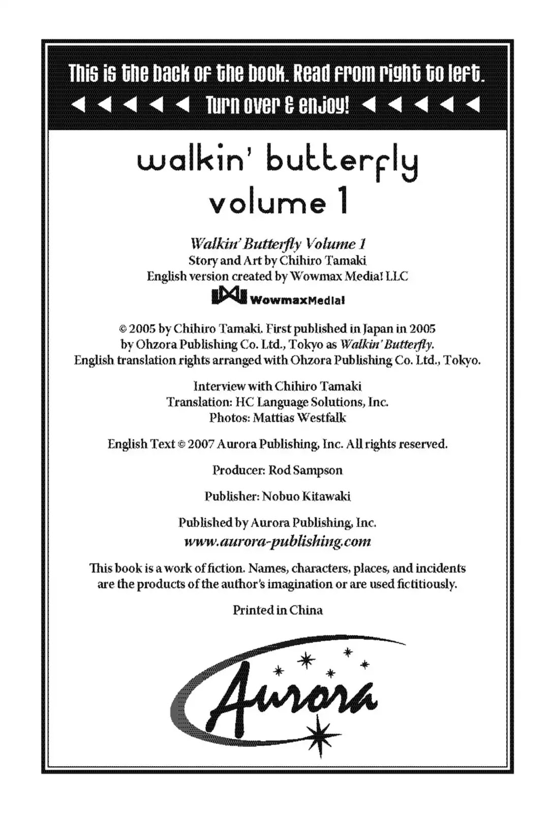 Walkin' Butterfly Chapter 1.2-5 page 13 - Vol.1 Extra: MICHIKO 10 YEARS OLD