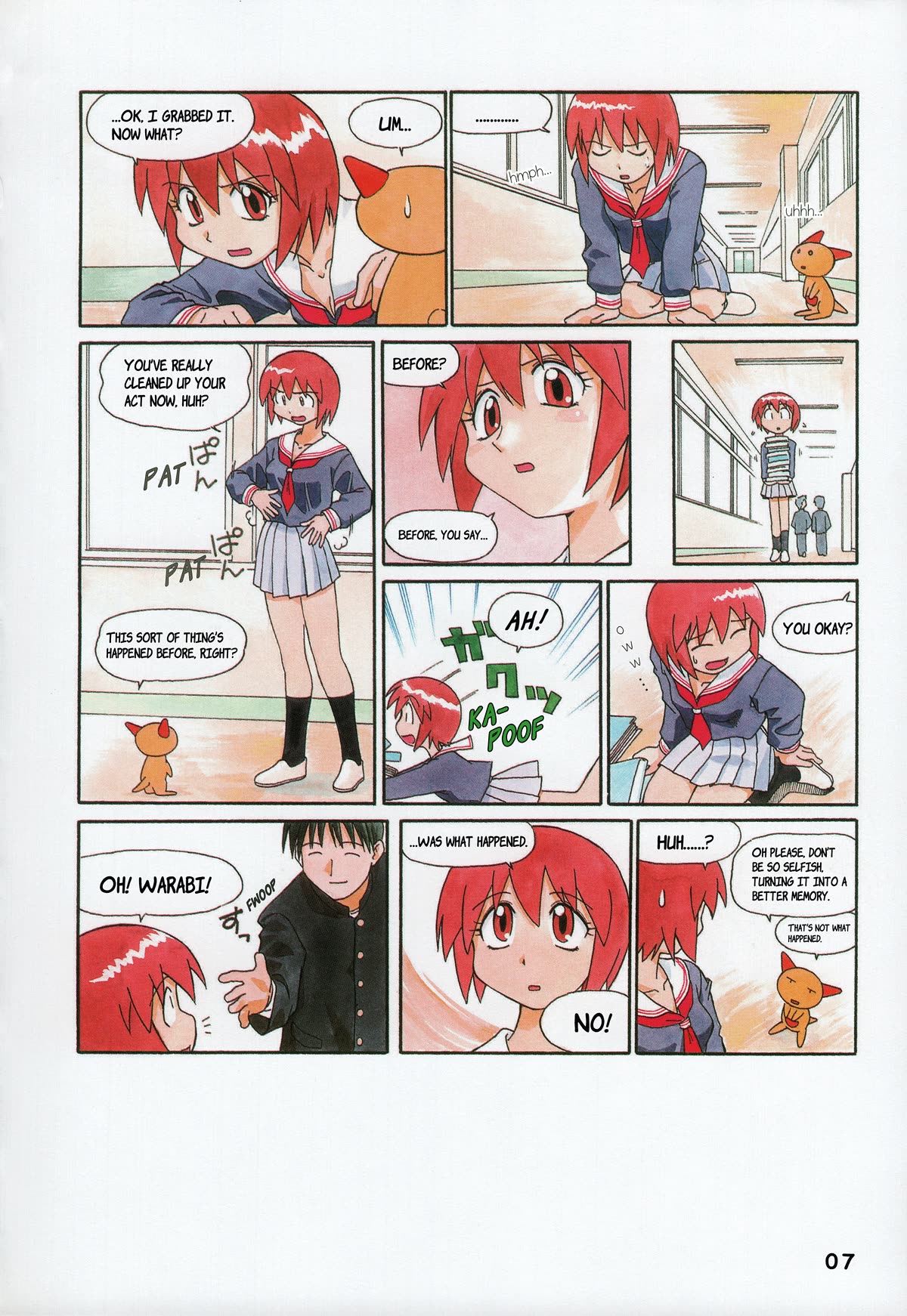 Wallaby Chapter 2 page 2 - Chapter 2: Warabi is Now Wallaby