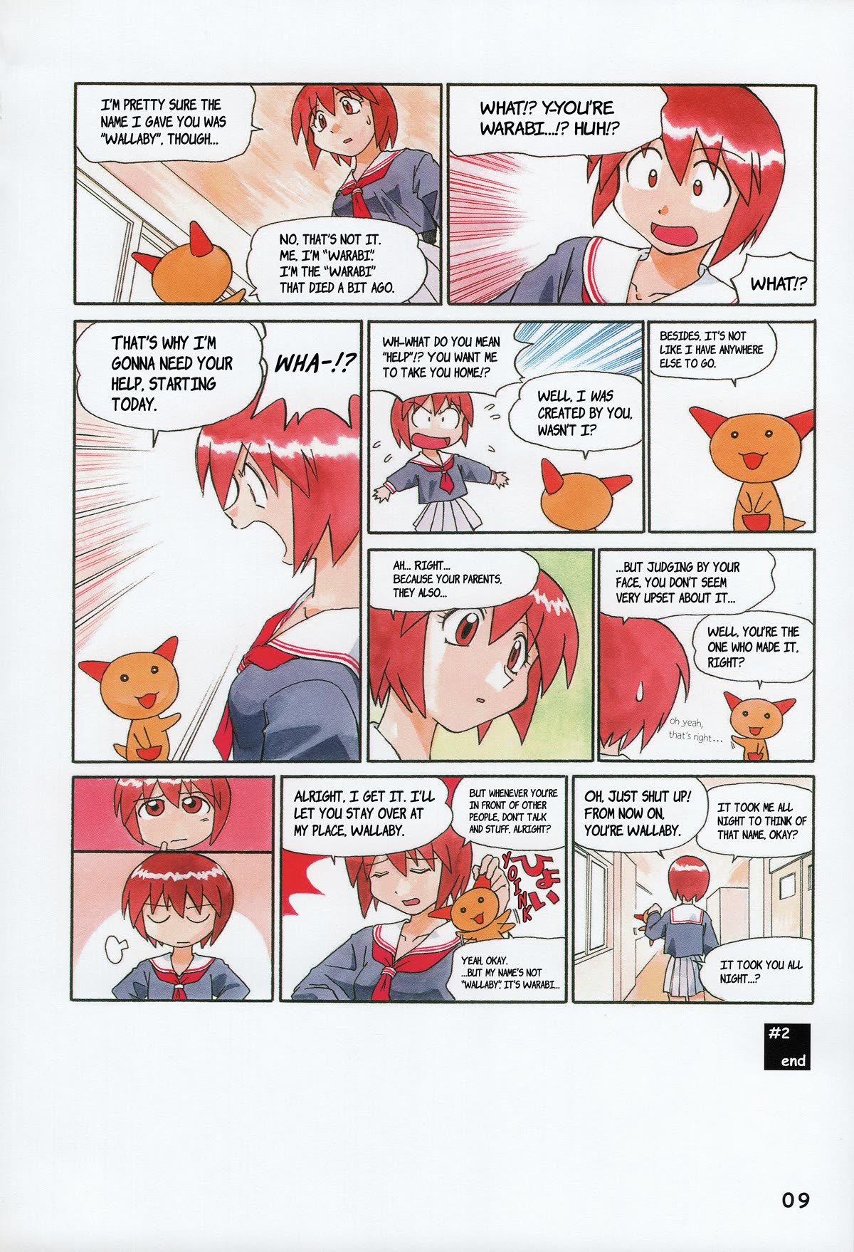 Wallaby Chapter 2 page 4 - Chapter 2: Warabi is Now Wallaby