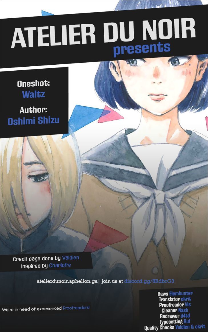 Waltz (OSHIMI Shuzo) Chapter 1 page 1 - Chapter 1