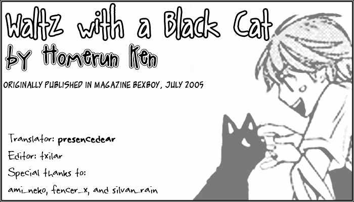 Waltz with a Black Cat Chapter 1 page 1 - Chapter 1 : oneshot