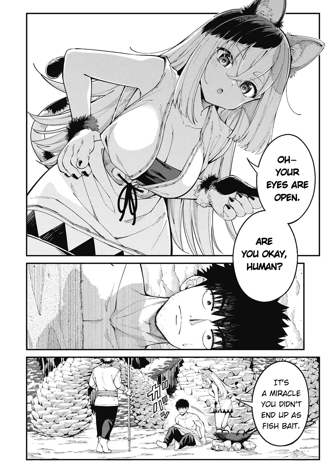 Wandering Around Another World With Just One Fishing Rod Chapter 1 page 15 - Chapter 1: Welcome to Another World