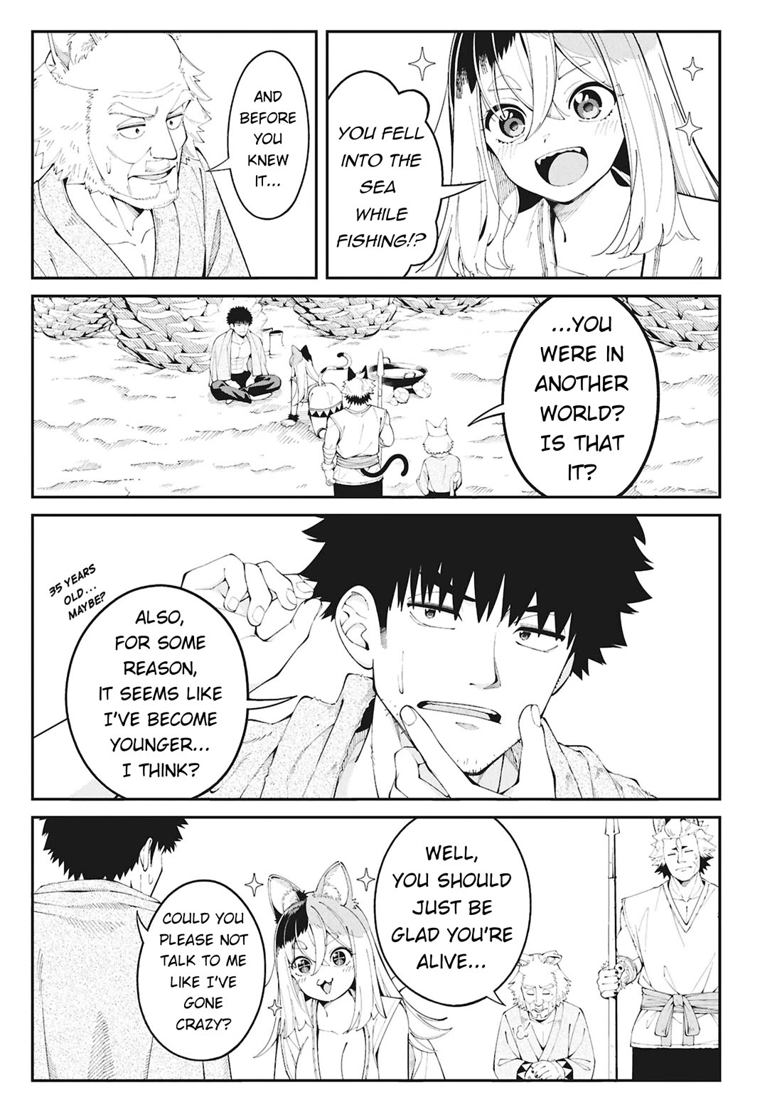 Wandering Around Another World With Just One Fishing Rod Chapter 1 page 18 - Chapter 1: Welcome to Another World