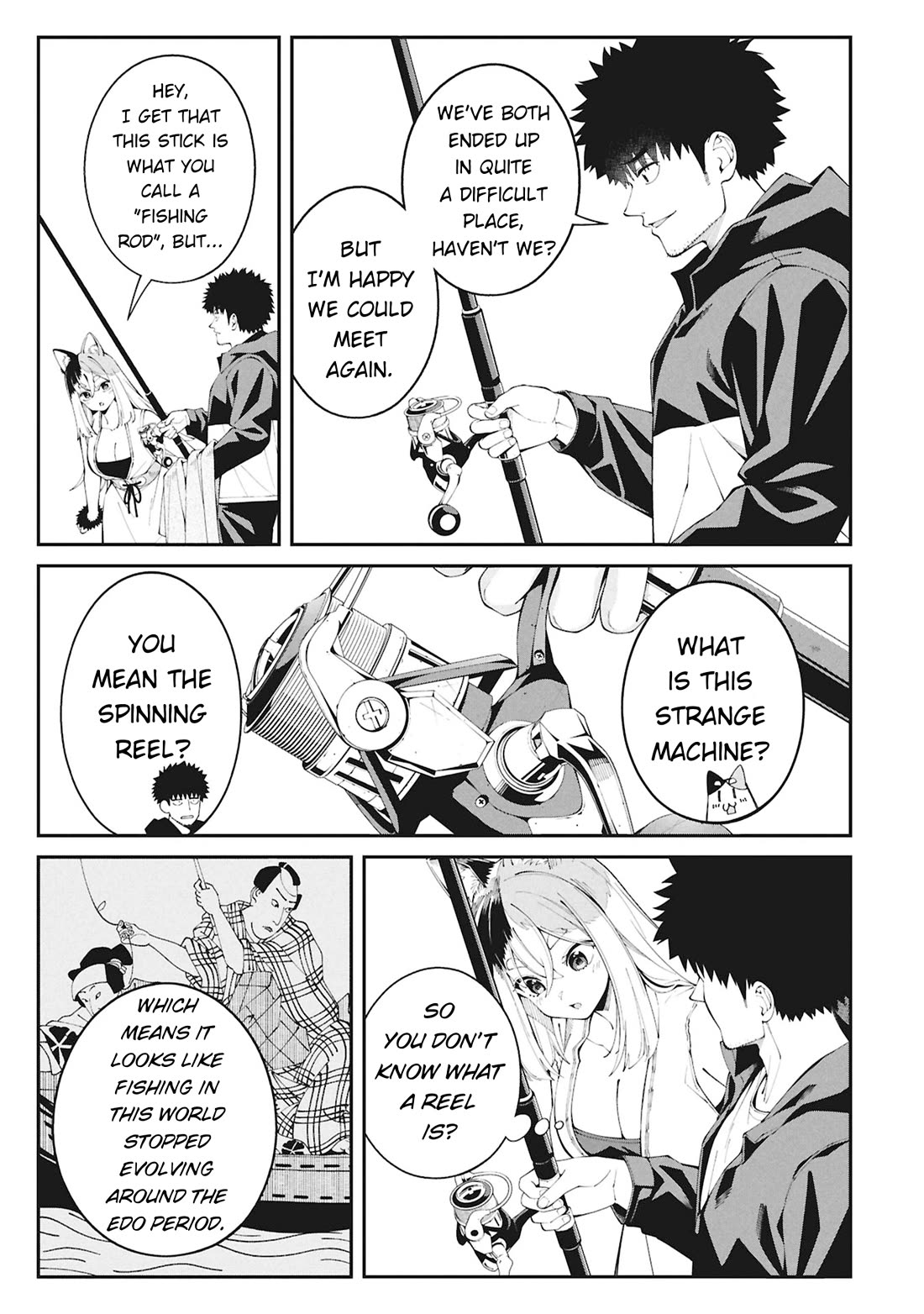 Wandering Around Another World With Just One Fishing Rod Chapter 1 page 30 - Chapter 1: Welcome to Another World