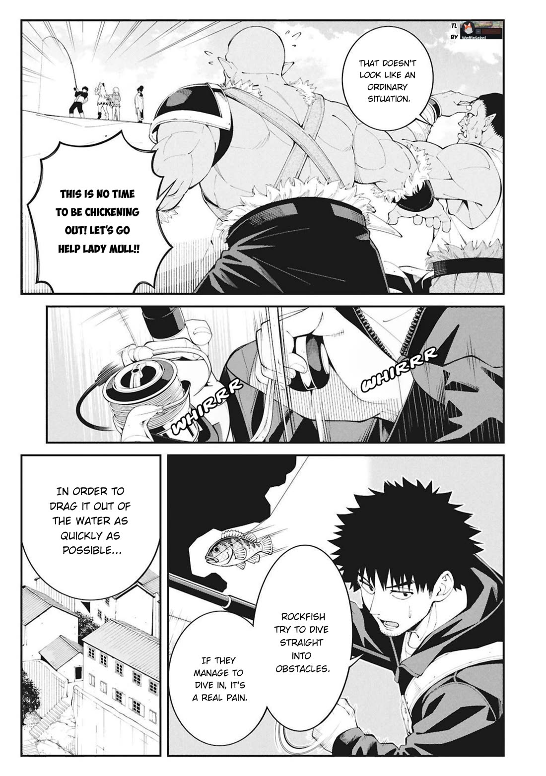 Wandering Around Another World With Just One Fishing Rod Chapter 10 page 1 - Chapter 10: The Fisherman Uses the Rockfish