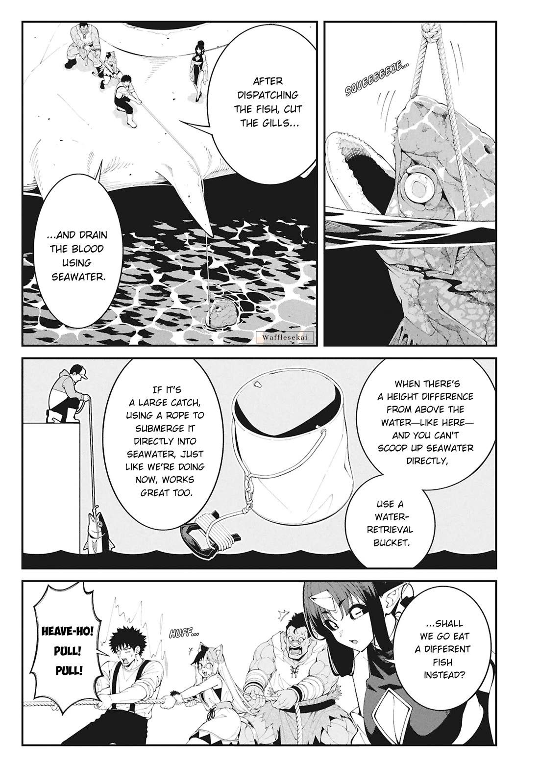 Wandering Around Another World With Just One Fishing Rod Chapter 10 page 9 - Chapter 10: The Fisherman Uses the Rockfish