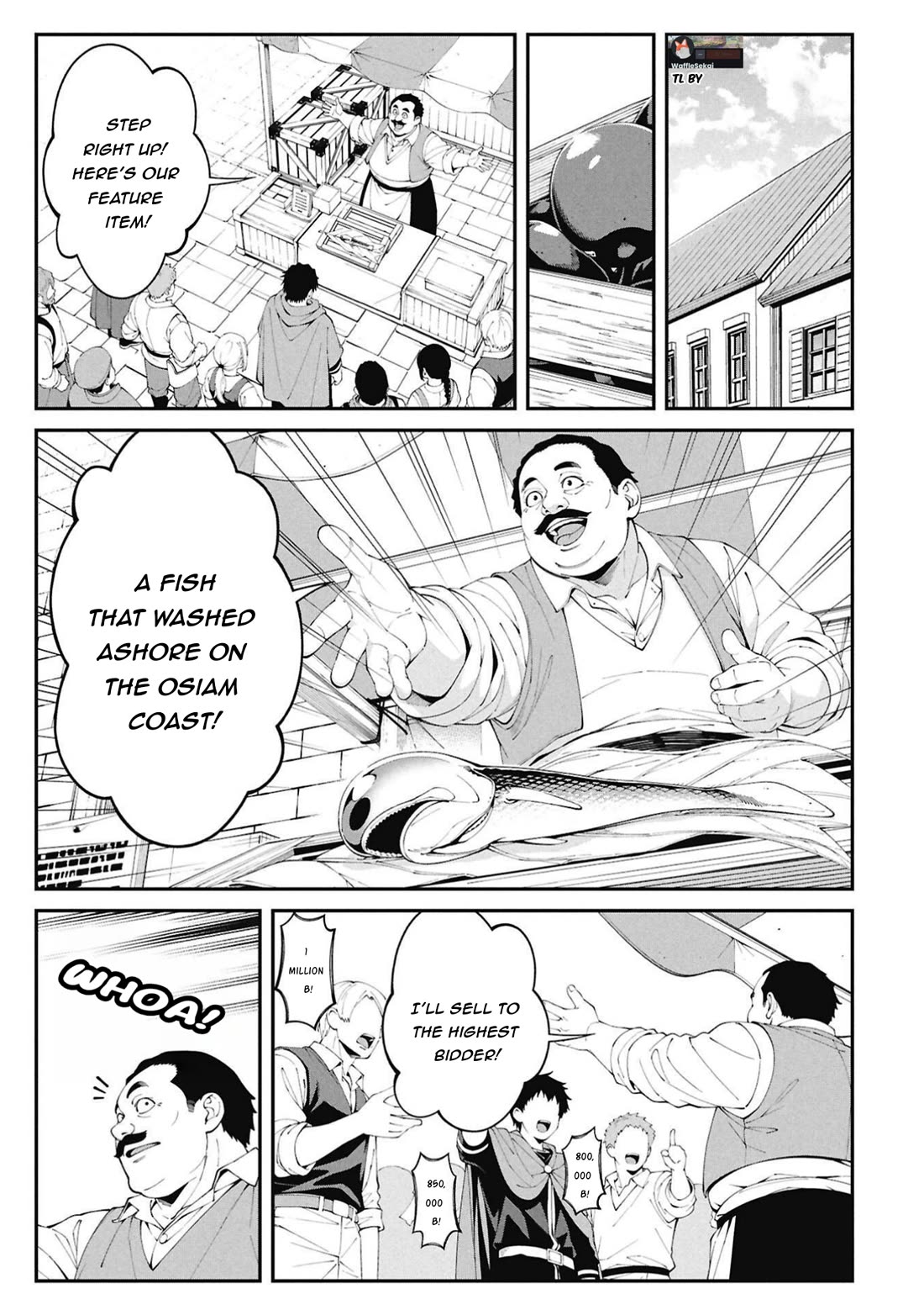 Wandering Around Another World With Just One Fishing Rod Chapter 11 page 1 - Chapter 11: The Fisherman Goes to the Guild