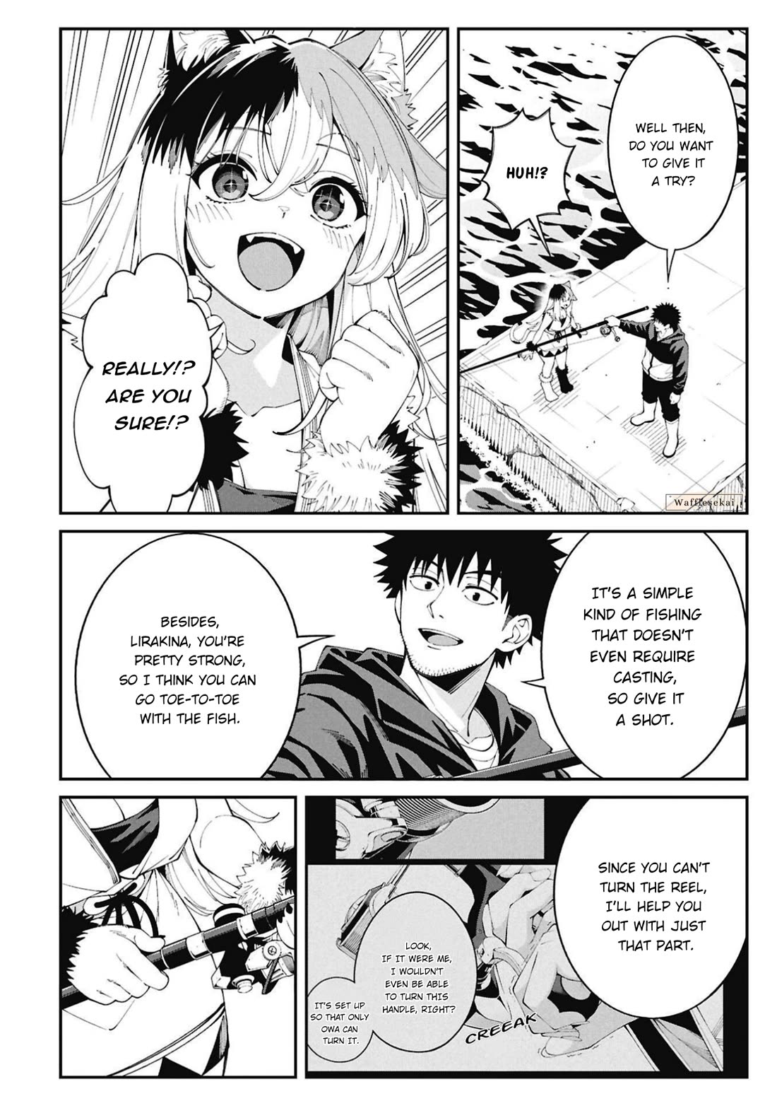 Wandering Around Another World With Just One Fishing Rod Chapter 12 page 10 - Chapter 12: The Fisherman Gets Up Early
