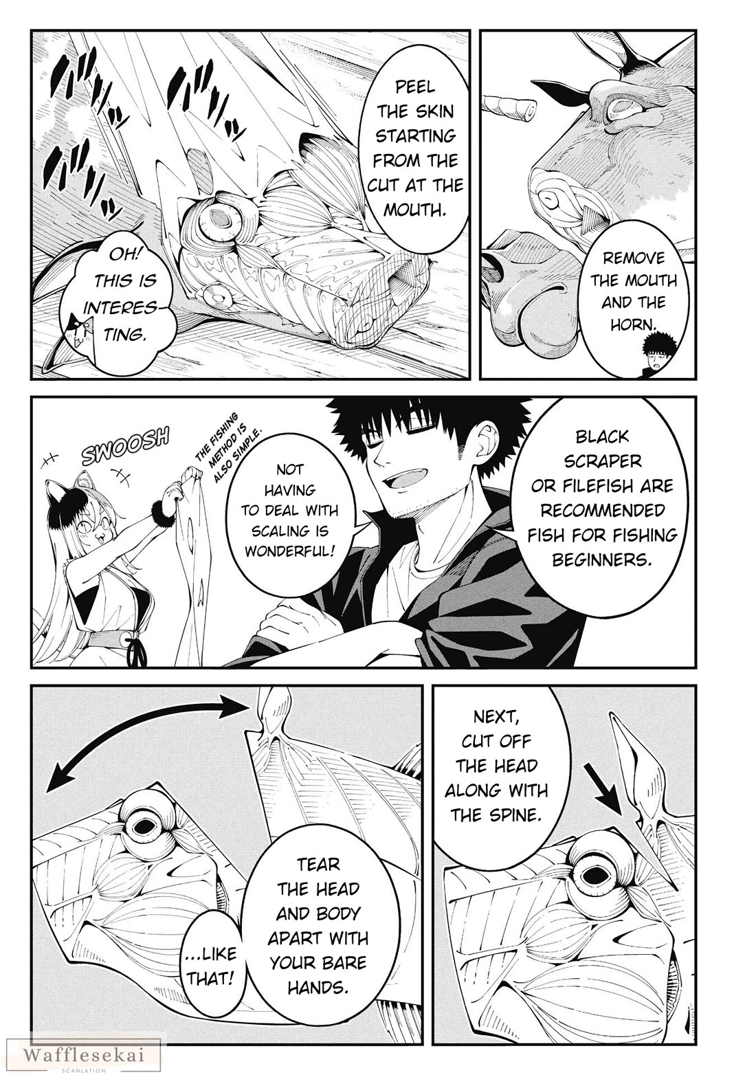 Wandering Around Another World With Just One Fishing Rod Chapter 2 page 15 - Chapter 2: Cooking in Another World