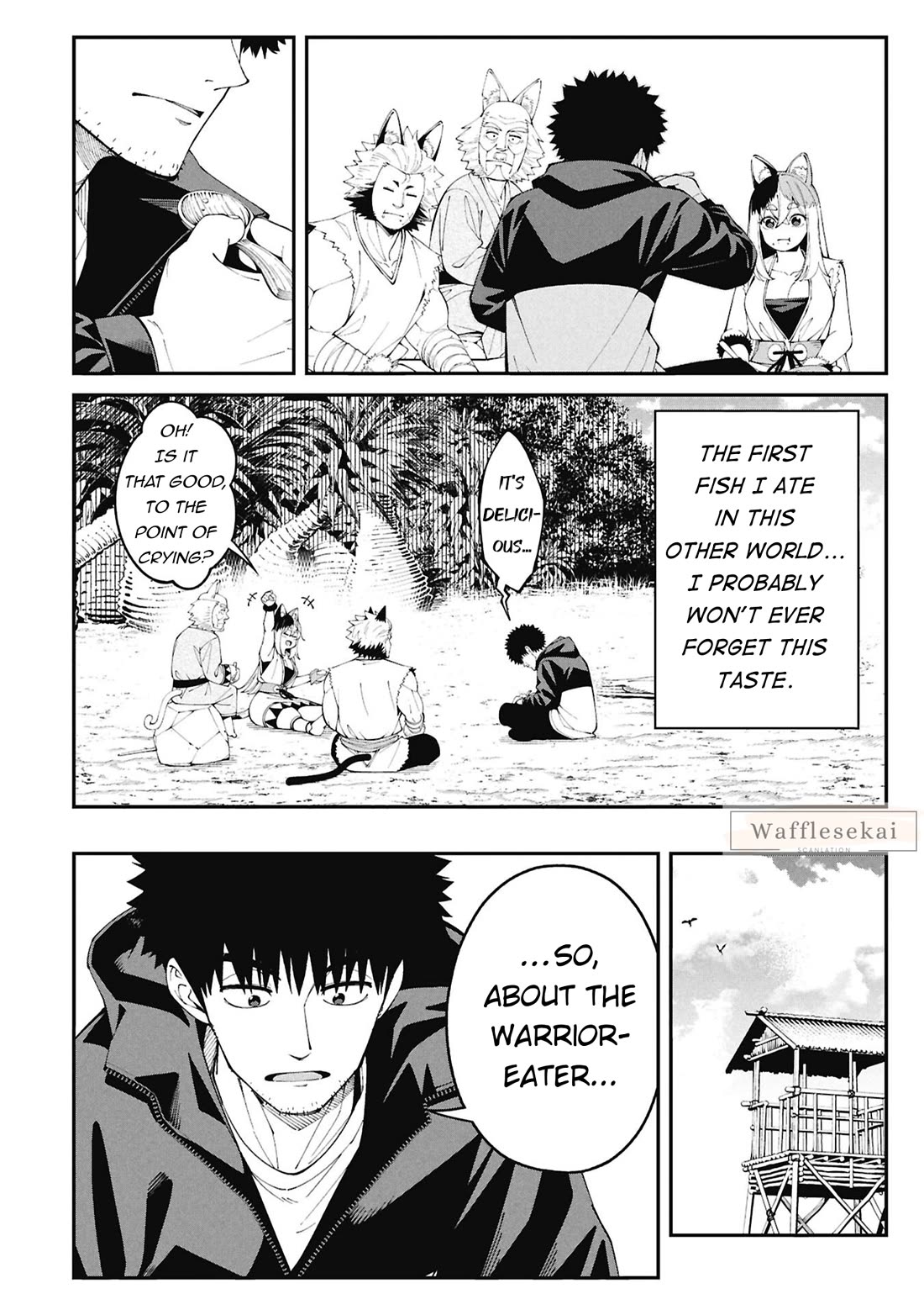 Wandering Around Another World With Just One Fishing Rod Chapter 2 page 24 - Chapter 2: Cooking in Another World