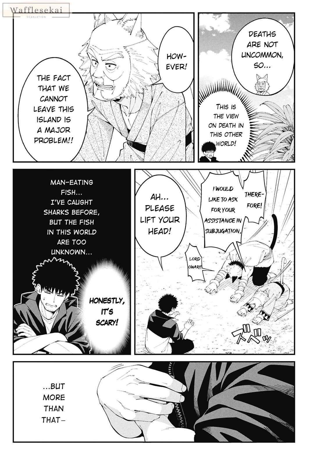 Wandering Around Another World With Just One Fishing Rod Chapter 2 page 3 - Chapter 2: Cooking in Another World