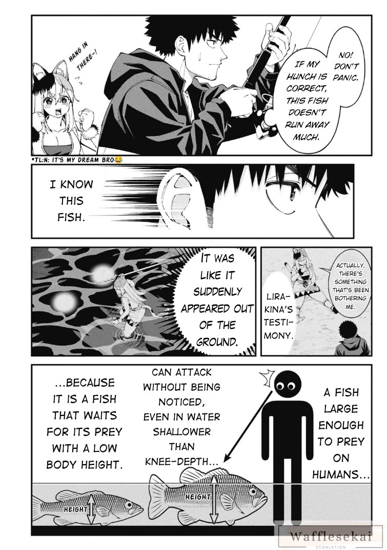 Wandering Around Another World With Just One Fishing Rod Chapter 3 page 16 - Chapter 3: Warrior-Eater