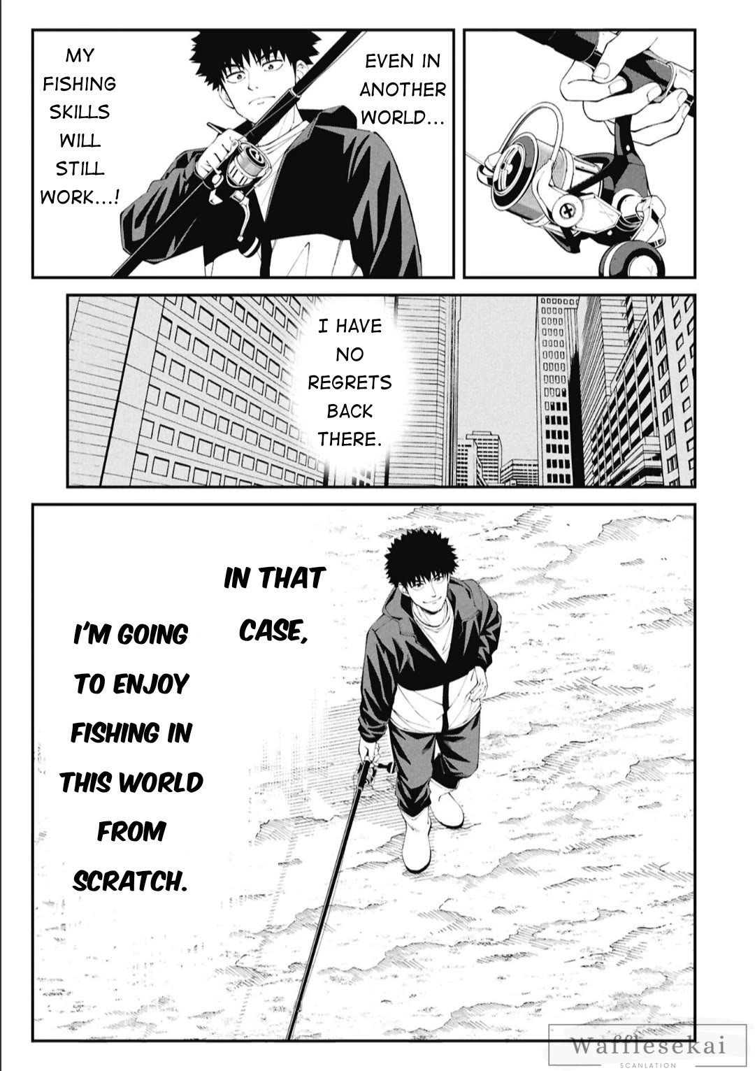 Wandering Around Another World With Just One Fishing Rod Chapter 3 page 22 - Chapter 3: Warrior-Eater