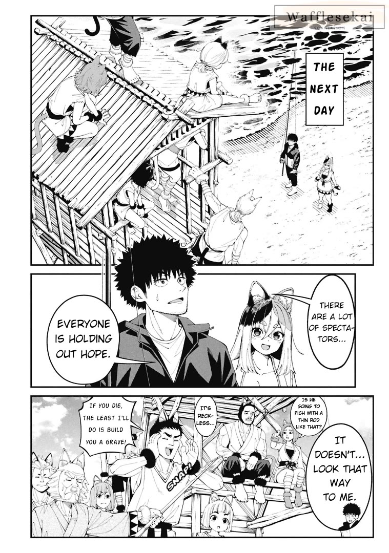 Wandering Around Another World With Just One Fishing Rod Chapter 3 page 6 - Chapter 3: Warrior-Eater
