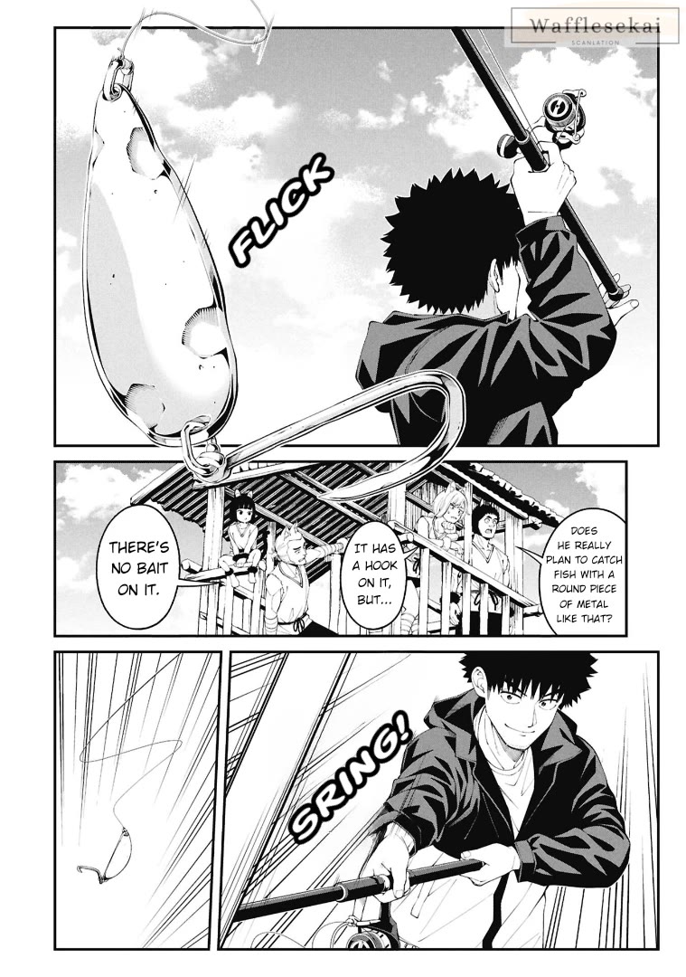 Wandering Around Another World With Just One Fishing Rod Chapter 3 page 8 - Chapter 3: Warrior-Eater