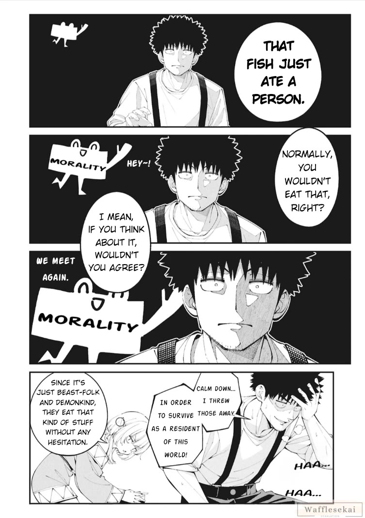 Wandering Around Another World With Just One Fishing Rod Chapter 4 page 12 - Chapter 4: The Fisherman Meets an Elf