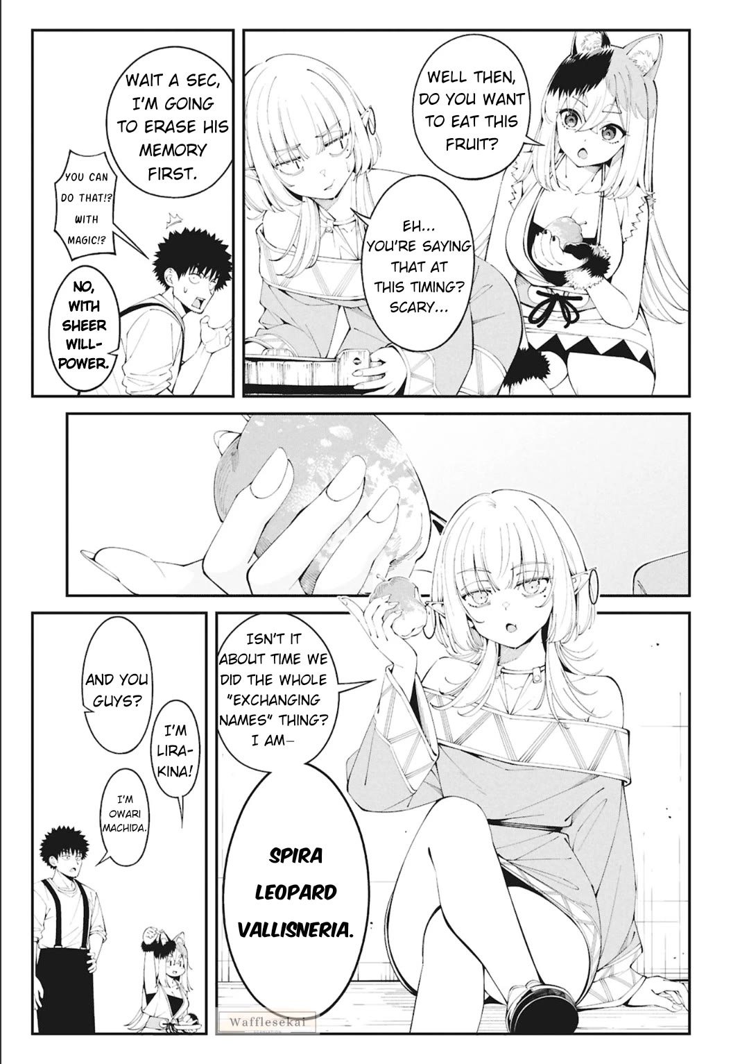 Wandering Around Another World With Just One Fishing Rod Chapter 4 page 13 - Chapter 4: The Fisherman Meets an Elf