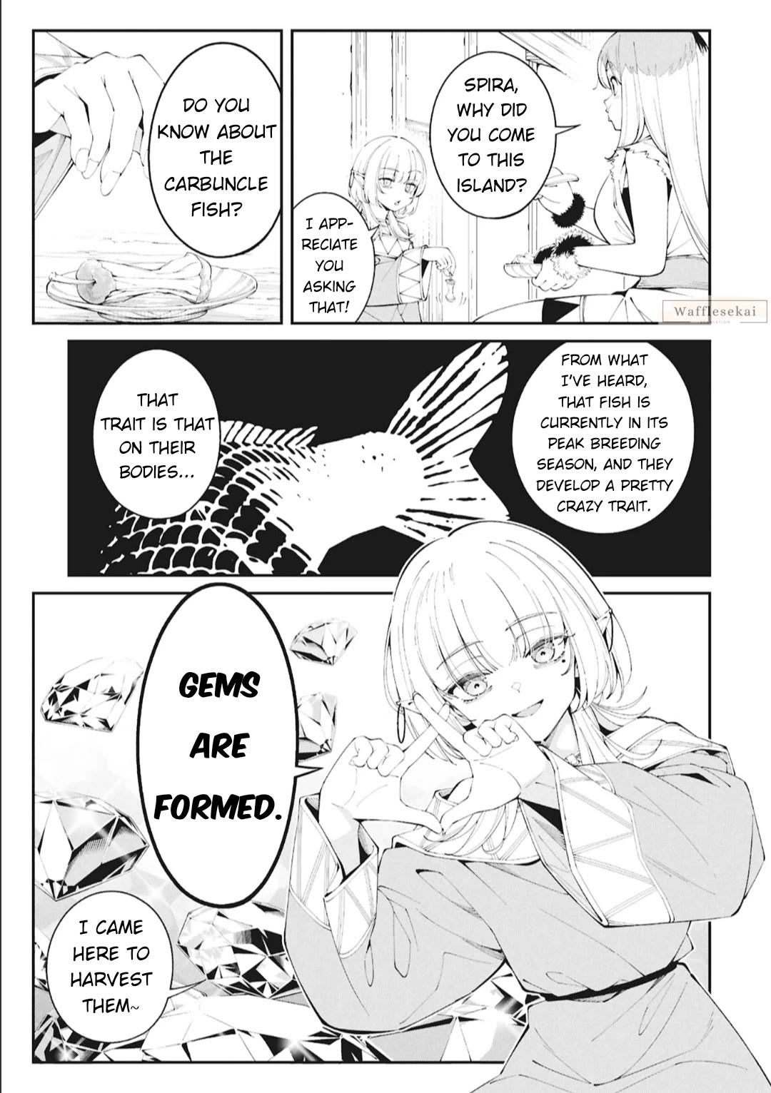 Wandering Around Another World With Just One Fishing Rod Chapter 4 page 15 - Chapter 4: The Fisherman Meets an Elf