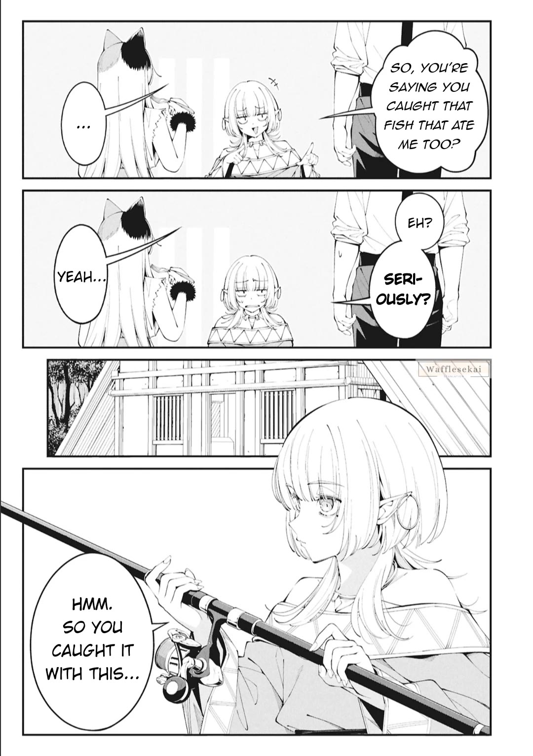 Wandering Around Another World With Just One Fishing Rod Chapter 4 page 17 - Chapter 4: The Fisherman Meets an Elf