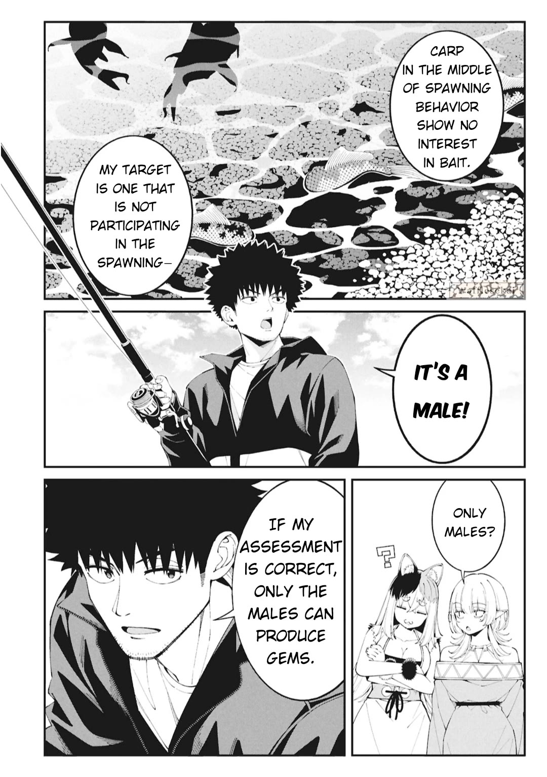 Wandering Around Another World With Just One Fishing Rod Chapter 5 page 11 - Chapter 5: The Fisherman Catches a Carp