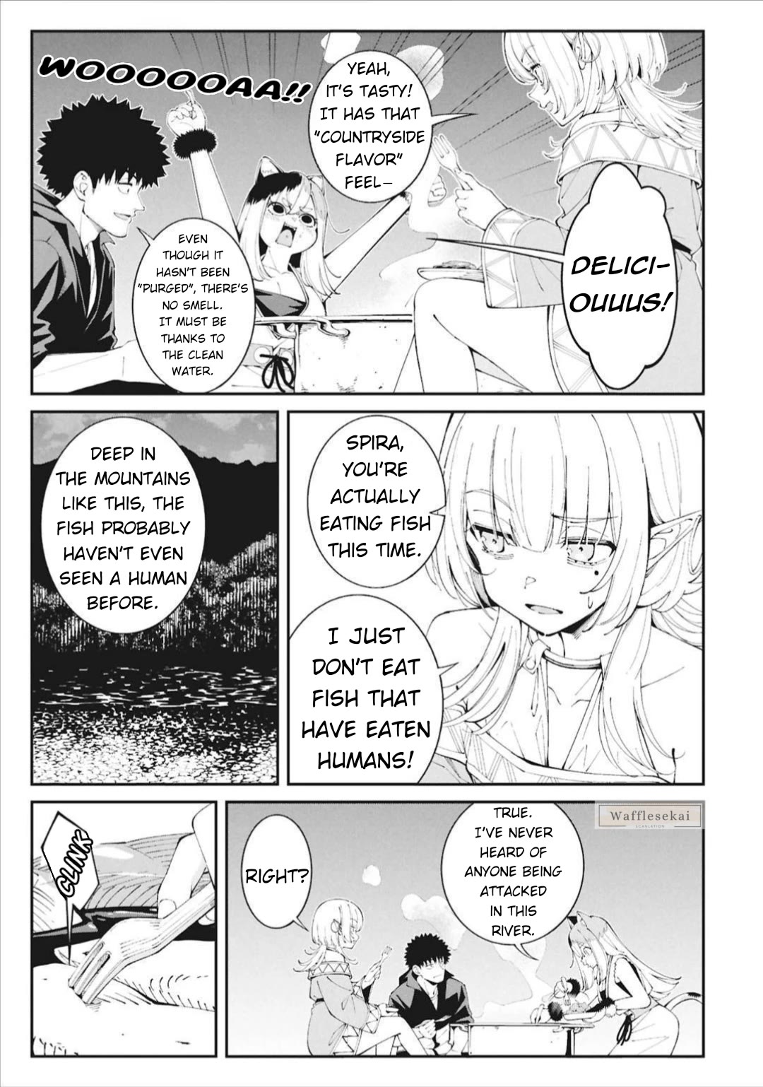 Wandering Around Another World With Just One Fishing Rod Chapter 5 page 22 - Chapter 5: The Fisherman Catches a Carp