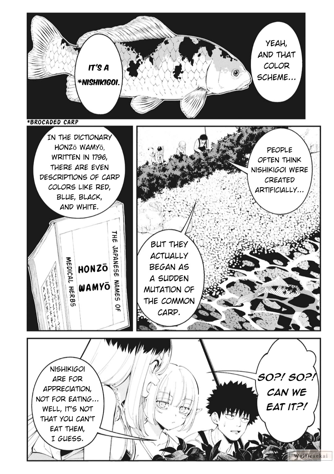 Wandering Around Another World With Just One Fishing Rod Chapter 5 page 3 - Chapter 5: The Fisherman Catches a Carp