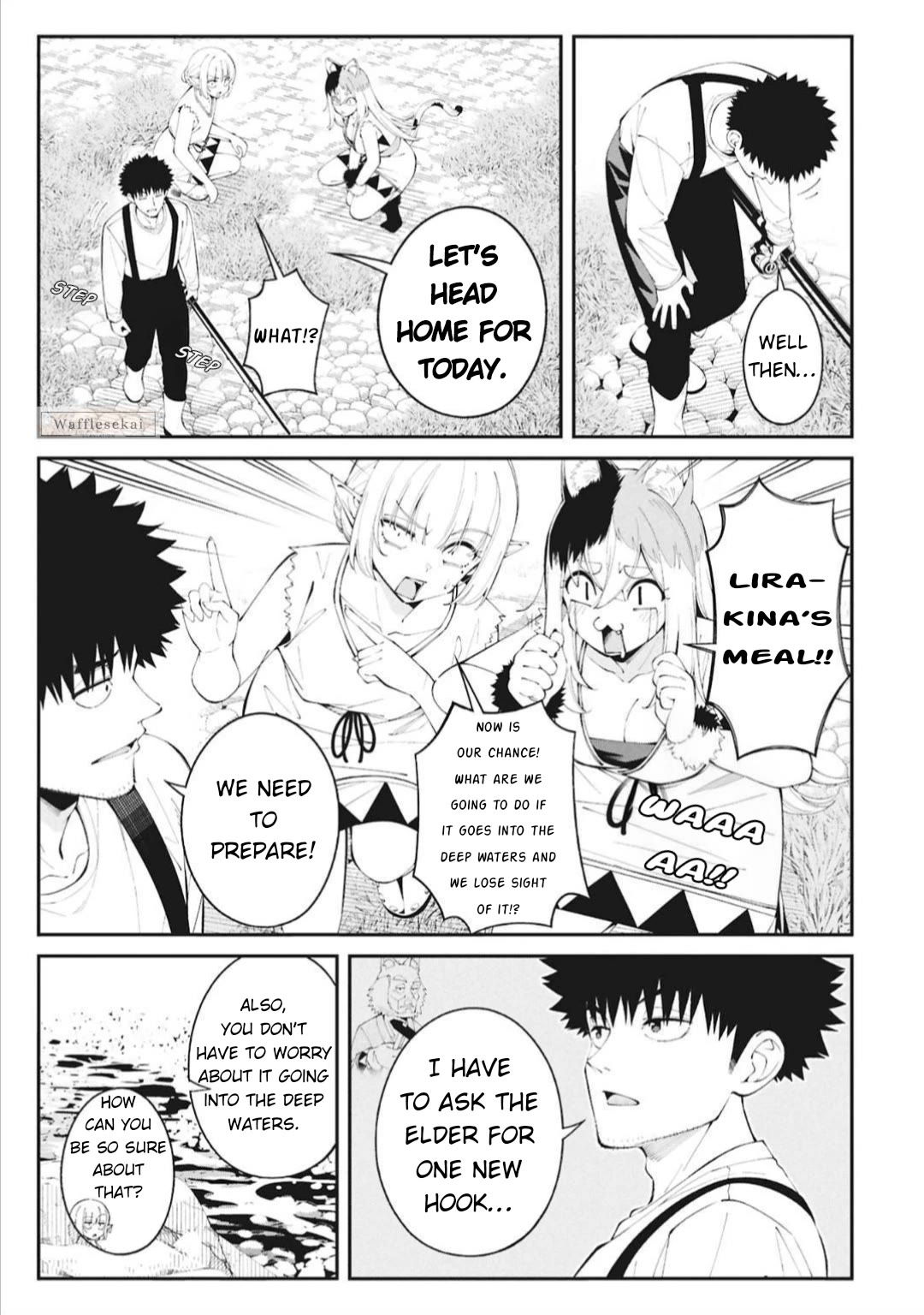 Wandering Around Another World With Just One Fishing Rod Chapter 5 page 4 - Chapter 5: The Fisherman Catches a Carp