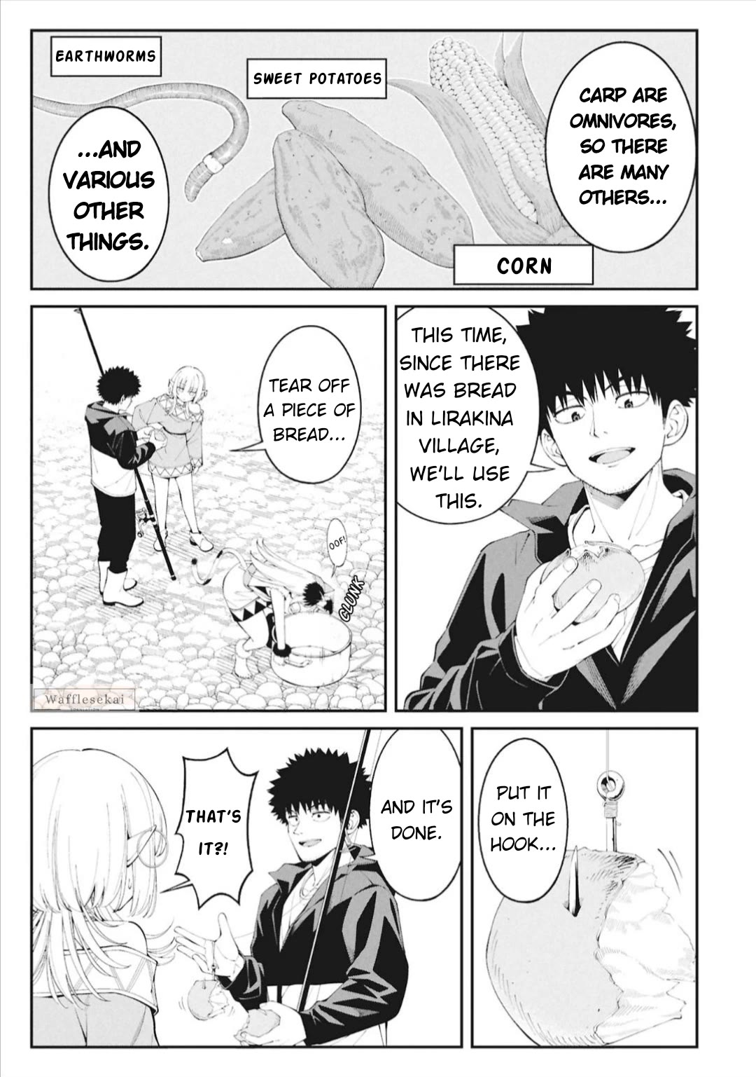 Wandering Around Another World With Just One Fishing Rod Chapter 5 page 8 - Chapter 5: The Fisherman Catches a Carp