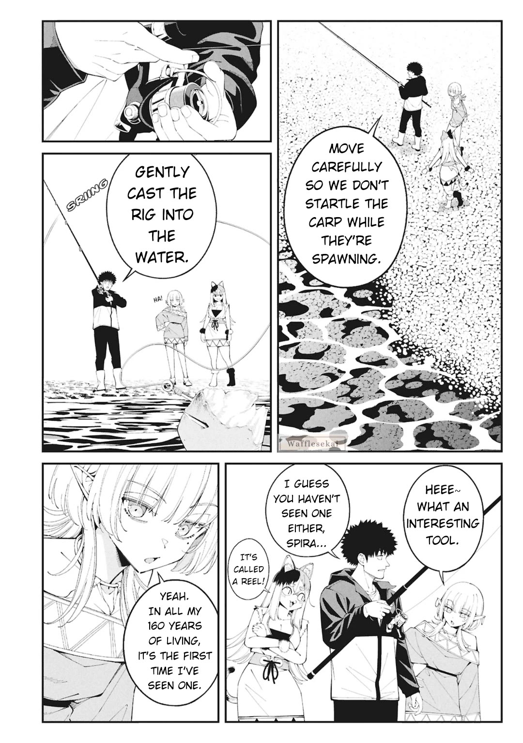 Wandering Around Another World With Just One Fishing Rod Chapter 5 page 9 - Chapter 5: The Fisherman Catches a Carp