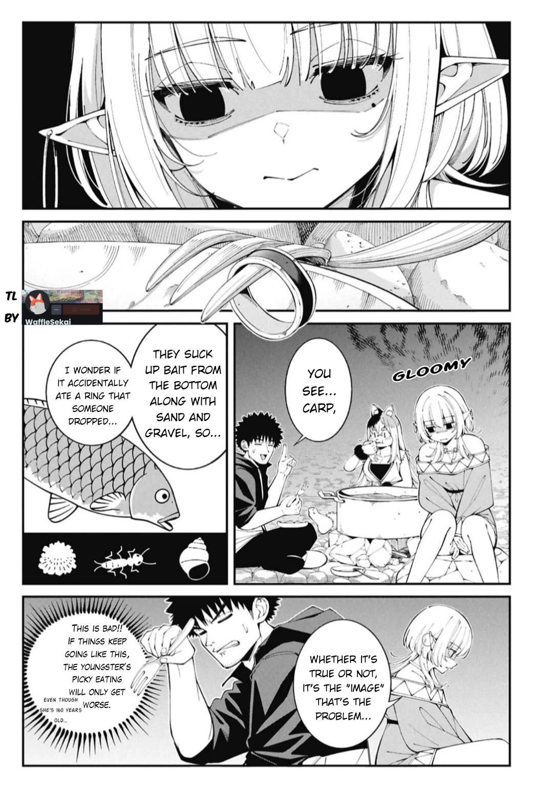 Wandering Around Another World With Just One Fishing Rod Chapter 6 page 2 - Chapter 6: The Fisherman is Cursed