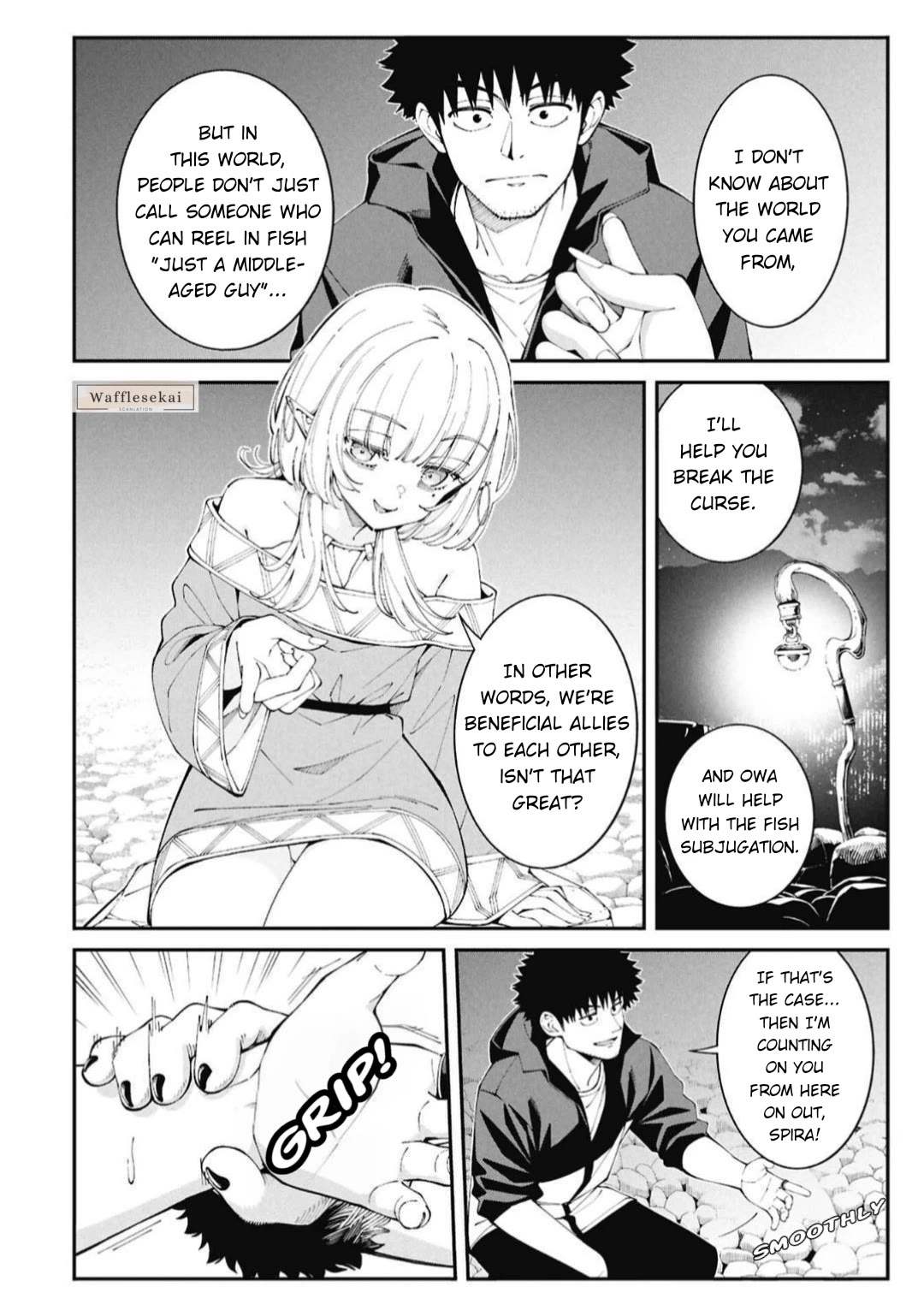Wandering Around Another World With Just One Fishing Rod Chapter 6 page 9 - Chapter 6: The Fisherman is Cursed