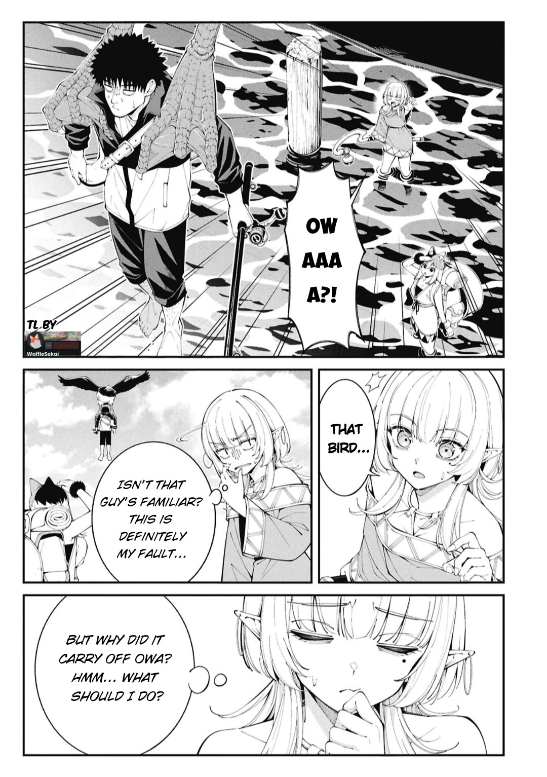Wandering Around Another World With Just One Fishing Rod Chapter 7 page 1 - Chapter 7: The Fisherman Encounters a Demon