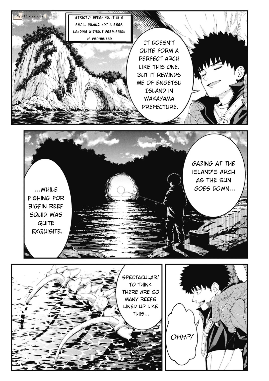 Wandering Around Another World With Just One Fishing Rod Chapter 7 page 5 - Chapter 7: The Fisherman Encounters a Demon