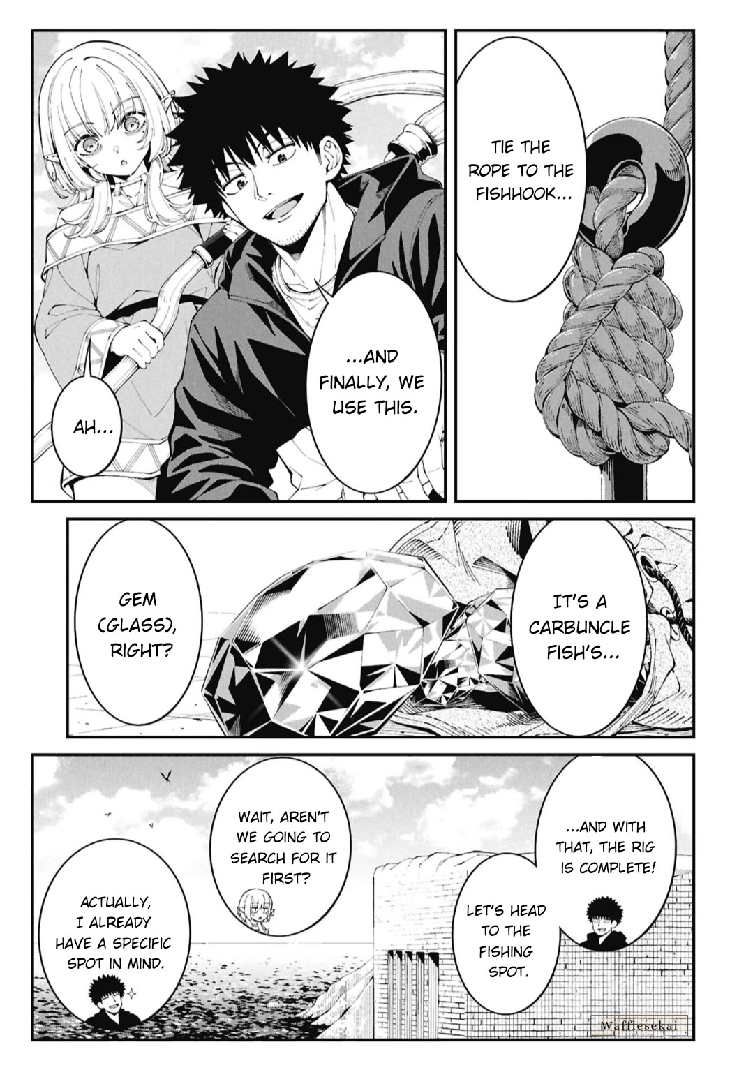 Wandering Around Another World With Just One Fishing Rod Chapter 8 page 17 - Chapter 8: The Fisherman Sets Off to Pay Back Her Debt