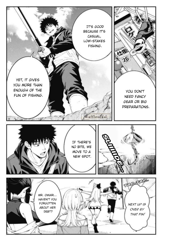 Wandering Around Another World With Just One Fishing Rod Chapter 9 page 13 - Chapter 9: The Fisherman Searches for Holes
