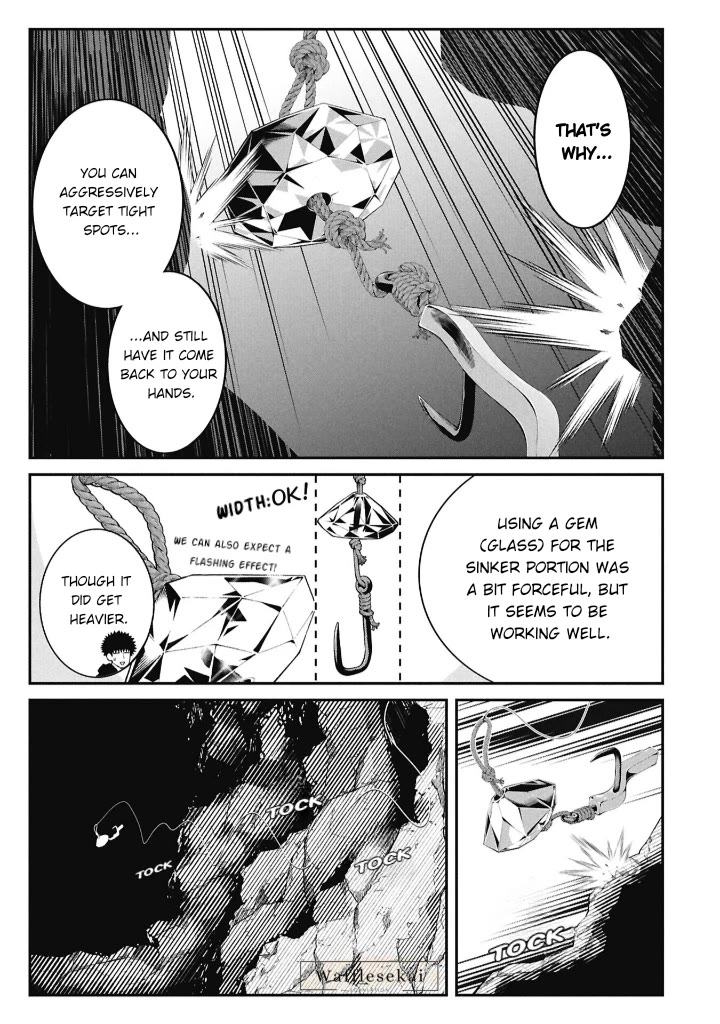Wandering Around Another World With Just One Fishing Rod Chapter 9 page 19 - Chapter 9: The Fisherman Searches for Holes