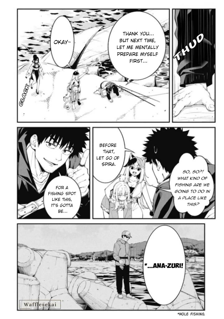Wandering Around Another World With Just One Fishing Rod Chapter 9 page 6 - Chapter 9: The Fisherman Searches for Holes