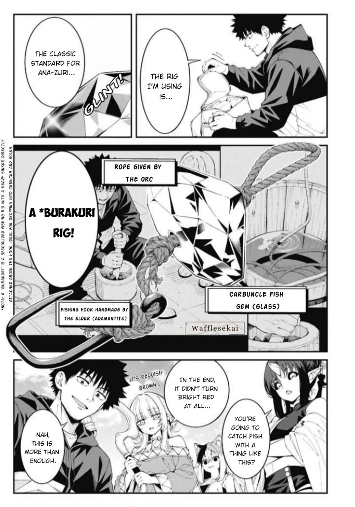 Wandering Around Another World With Just One Fishing Rod Chapter 9 page 7 - Chapter 9: The Fisherman Searches for Holes