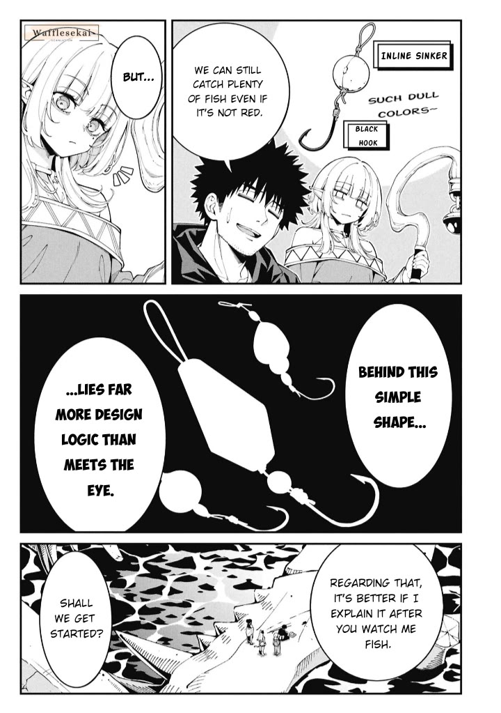 Wandering Around Another World With Just One Fishing Rod Chapter 9 page 9 - Chapter 9: The Fisherman Searches for Holes