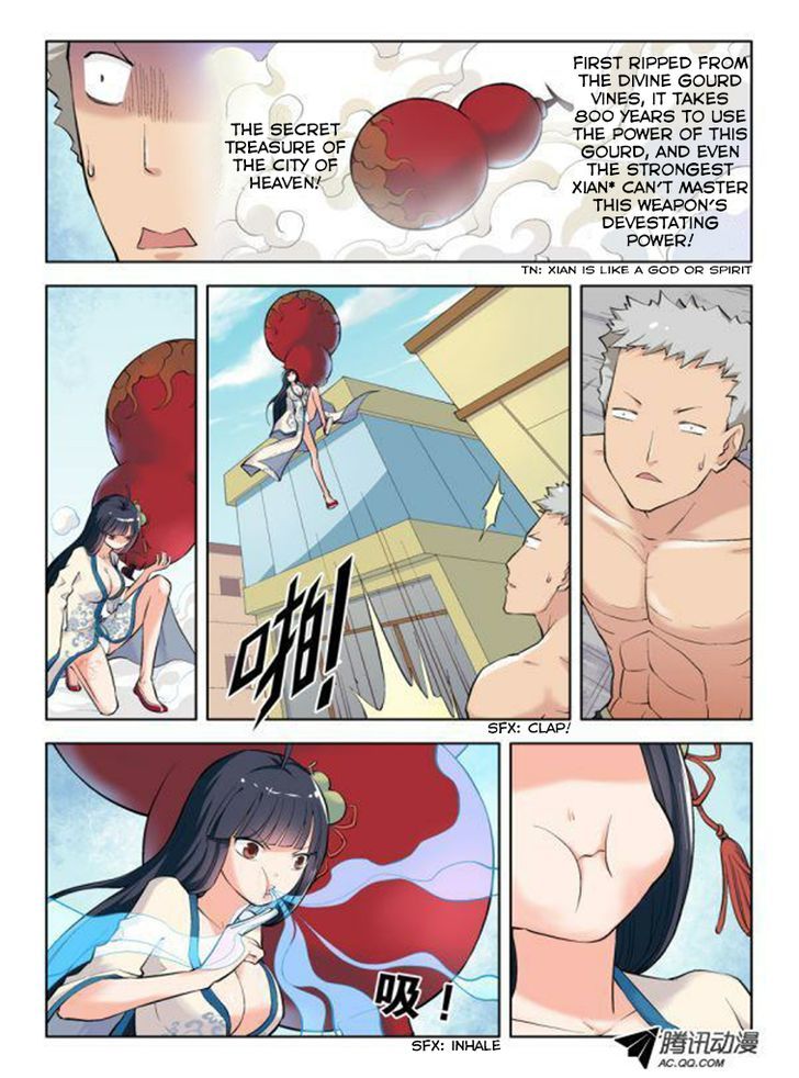 Wang Pai Yu Shi Chapter 6 page 6 - Chapter 6 : Mysterious Universe Gourd Sister