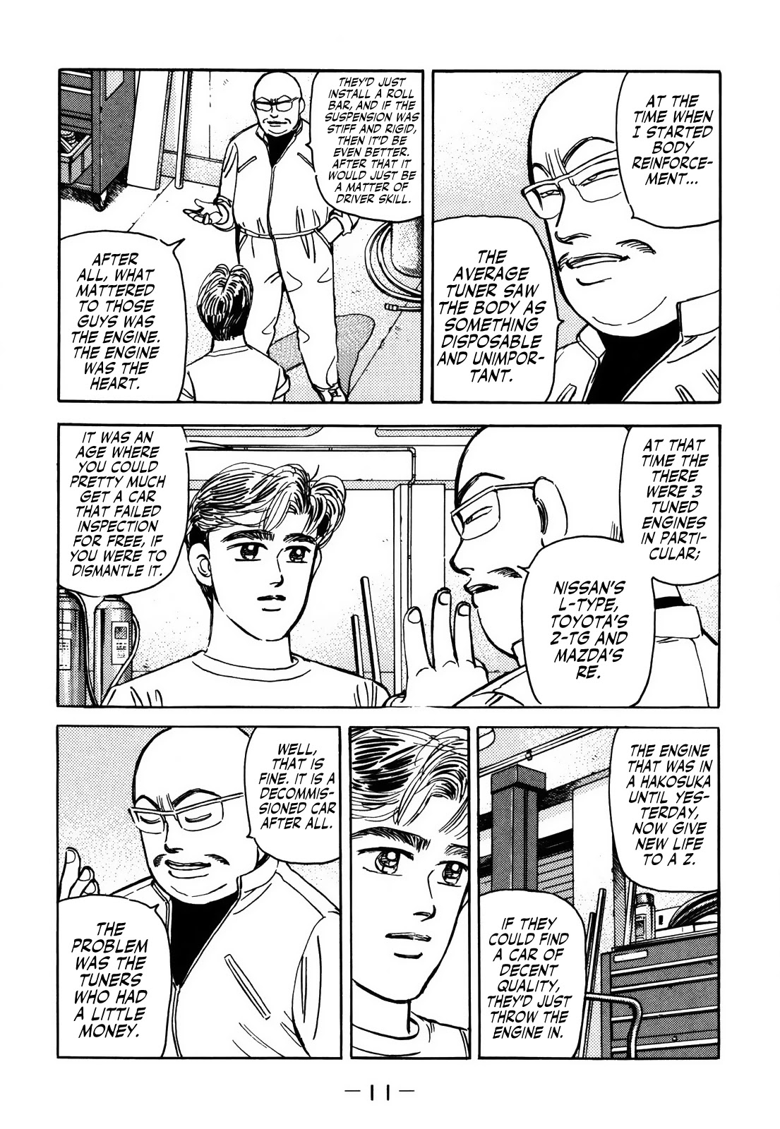 Wangan Midnight Chapter 147 page 11 - Chapter 147: Intention ①