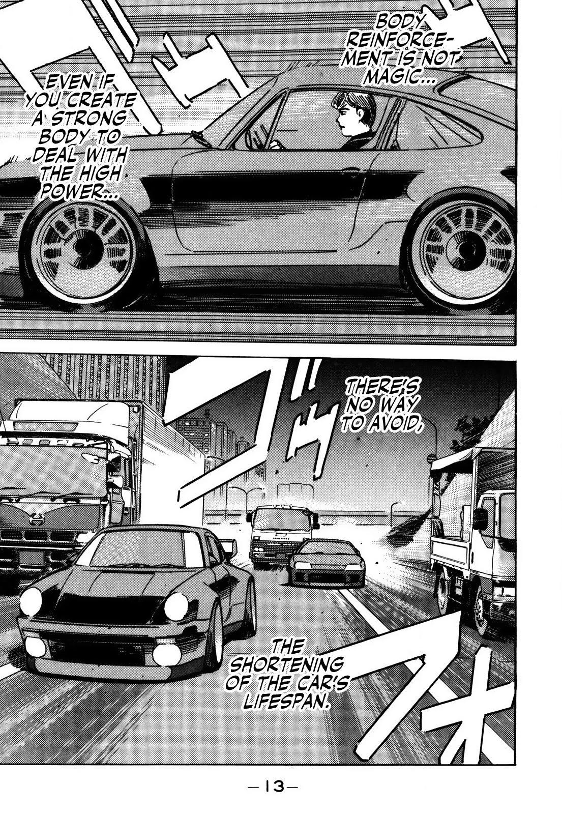 Wangan Midnight Chapter 147 page 13 - Chapter 147: Intention ①
