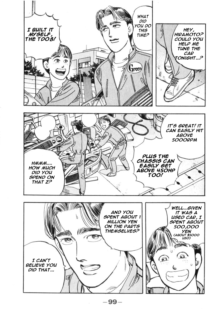 Wangan Midnight Chapter 28.2 page 14 - Chapter 28 v2 : Series 9 - Mechanic ①